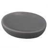 Home Basics Luxem 4 Piece Ceramic Bath Accessory Set, Grey BA35047